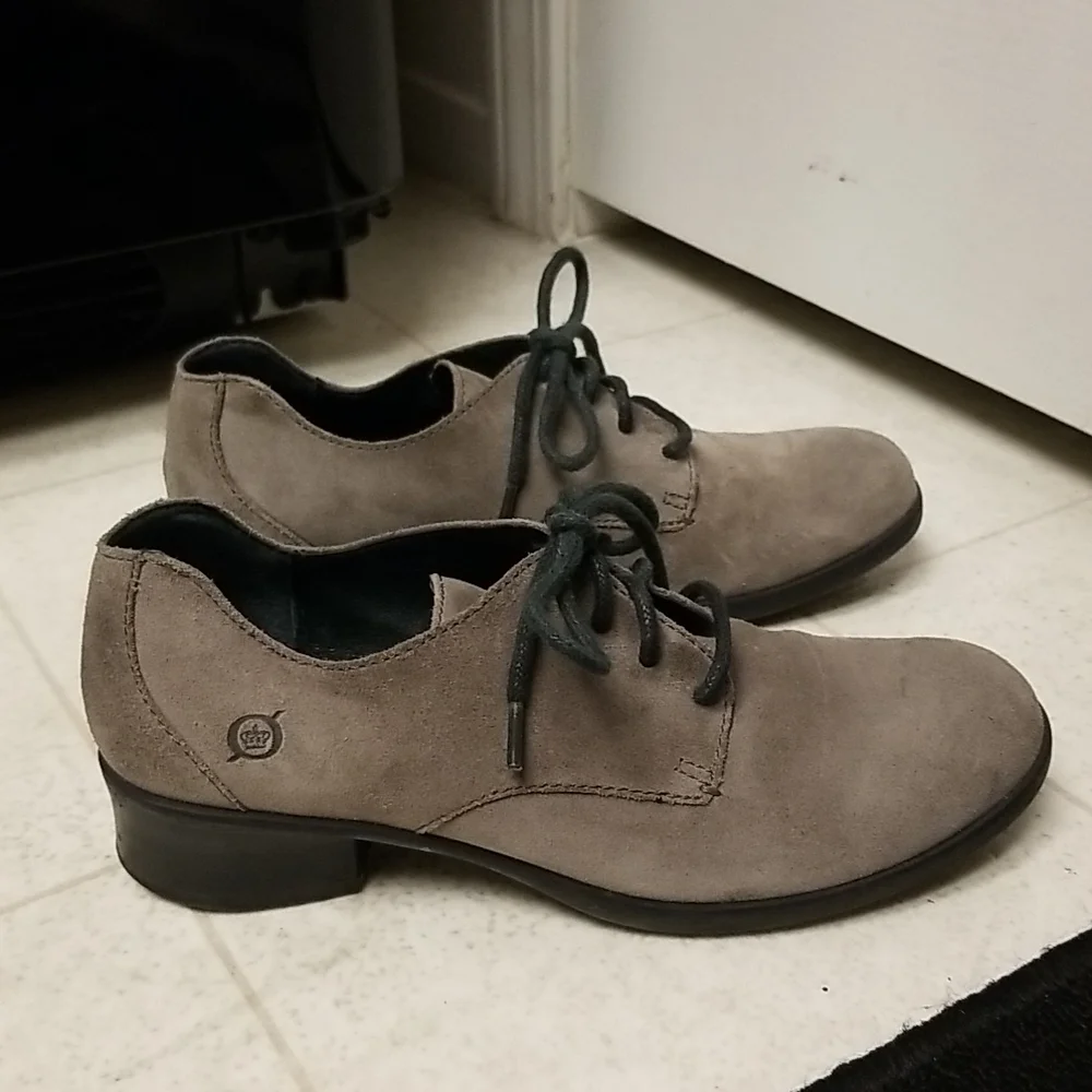 BORN suede Oxfords unisex